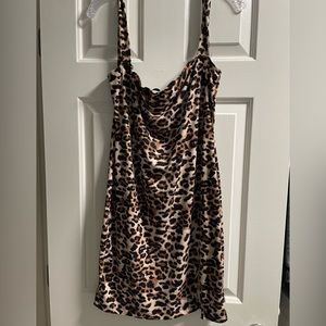 Shein leopard print dress